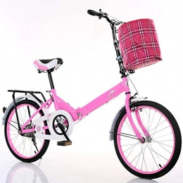 KNFBOK Bike KNFBOK bikes for adults moutain bike for foldable professional bicycle 20 inch men and women student car pedal bicycle pink