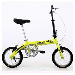 KXDLR Bike KXDLR Folding Bikes 14-Inch Bicycle Aluminum Alloy Bicycle Variable Speed Male And Female Adult Bicycle Outdoor Riding Fitness Bicycle, Green