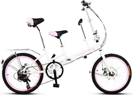 L.HPT Bike L.HPT Folding Bikes Folding Bicycle Parent-child Bicycle Mother Car 20-inch Variable Speed ?Child Car Disc Brake Mother With Child Bicycle
