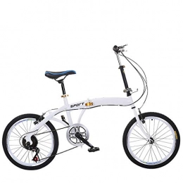 L-SLWI Bike L-SLWI 20-Inch Folding Bike, Variable Speed, Ultra-Light Bike Suitable for Mountain Roads And Rain And Snow Roads