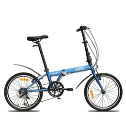LANAZU Bike LANAZU Adult Bicycle, Carbon Steel Frame 6-speed Folding Mountain Bike, Outdoor Sports Downhill Bicycle, Suitable for Transportation
