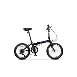 LANSHAN Bike LANSHAN DAHON KBC083 P8 Folding Bicycle Classic 20 Inch Speed Ultra Light Adult Men And Women Bicycle (Color : Black)