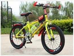 LBWT Folding Bike LBWT Folding Mountain Bike, Student Single Speed ​​bicycle, High-Carbon Steel, 20 Inch / 22 Inch / 24 Inch (Color : Yellow, Size : 22 Inches)