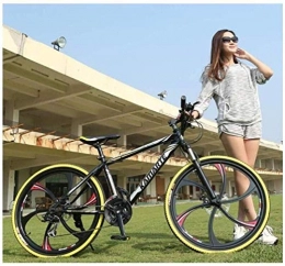 LBWT Folding Bike LBWT Ultralight Mountain Bike, Unisex 26 Inch Folding Bicycle, High-Carbon Steel, Double Disc Brake, 21 Speed / ​​24 Speed / ​​27 Speed, ​​Gifts (Color : D, Size : 21 Speed)