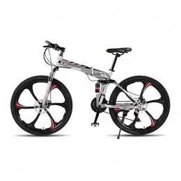LCLLXB Bike LCLLXB Freestyle Bicycle Bicycle Mountain Bike 21 Speed Off-Road Male And Female Adult Students Spokes Wheel Folding Bicycle, D