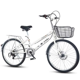 LHSUNTA Bike LHSUNTA Foldable Bicycle, Lightweight Commuter City Bike 7 Speed Easy To Install For Adult Unisex