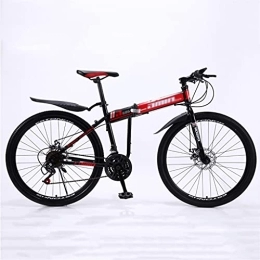 LiRuiPengBJ Folding Bike LiRuiPengBJ Children's bicycle 26 Inch Folding Mountain Bike 21 Speed for Youth Adult Aluminum Steel Frame Mountain Bicycle with Shock Absorbers for Men and Women (Color : Style3, Size : 27 speed)