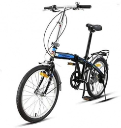 LJ Bike LJ Bikes, Mountain Bikes, Folding Bicycle, 20 inch Variable Speed Child Folding Bike Ultra Light Speed Portable Bicycle