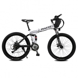 LKLKLK Mountain Bike 21 Speed 26Inches Spoke Wheels Dual Suspension Folding Bike with A Bag