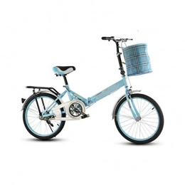 LLCC Bike LLCC Compact Bike 20 Inch Foldable Bicycle, Portable Adult Students City Commuter Bicycle