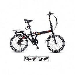 LLCC Bike LLCC Compact Bike Folding Bike, 16 Inch City Foldable Bike Adult Students Mountain Bike Mini Bicycle (Color : Black