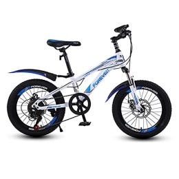 LLF Bike LLF Mountain Bike Folding Bikes with High Carbon Steel Frame, Featuring 21 / 24 Speed Shifter, Double Disc Brake and Dual Suspension Anti-Slip Bicycles(Size:20 inch 21 speed, Color:White)