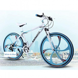 Llpeng Bike Llpeng 26-Inch Dual Disc Brake Shock Mountain Bike, One-Wheel Shift Bicycle, Folding Bike for Men And Women, 2, 24Speed