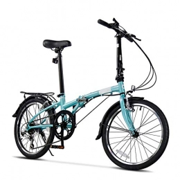 LPsweet Bike LPsweet Foldable Bicycle, with Anti-Skid And Wear-Resistant Tire Mountain Road for Adults Men And Women Student Childs Safety Protection Outdoor Activities, Blue