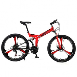 LWZ Bike LWZ Mountain Bike Folding Mini Road Bikes 26 Inch 21 Speed ​​City Commuter Bike Dual Disc Brake Exercise Bikes