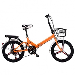 LXJ Bike LXJ 20-inch Ultra-light Folding Bicycle With Variable Speed And Shock Absorption, Suitable For Adult Men And Women Adolescents, Commuting To Work In The City