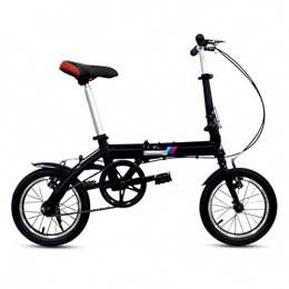 LXJ Bike LXJ Ultra-light Folding City Bike 14 Inches, Single-speed V-brake, Comfortable Saddle, Suitable For Adult Men, Women, Teenagers, 9.3KG