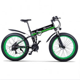 LXLTLB Bike LXLTLB Folding bikes 26 Inch Folding E-bike with 48V 12.8AH Detachable Lithium-Lon Battery Mountain Cycling Bicycle 21 Speed Disc Brake Booster