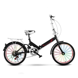 LXYStands Bike LXYStands 16 Inch / 20 Inch Folding Bicycle Lightweight Mini Bike Small Portable Bicycle Ultra Light 6 Variable Speed Bicycle Cycling Bikes Adult Student Male Female
