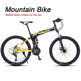 LYRWISHJD Bike LYRWISHJD 26 Inch Wheels Folding Bicycle Cycling Road Bikes Mountain Bikes Outroad Bicycles With Adjustable Seat Country Gearshift Bicycle For Men Women Outdoors (Color : 21speed, Size : 26inch)