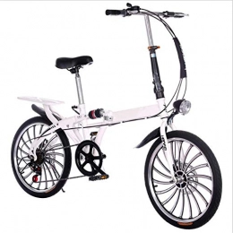 LYXQQ Bike LYXQQ City Bike, Folding Bike Compact Foldable Bike Unisex Folding Bike Mini Folding Bike Small Wheel Diameter Folding Bicycle, 20 Inch Wheels