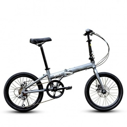 MASLEID  MASLEID 20-inch Aluminum Alloy Folding Bike 6-speed Road Bike, grey