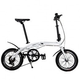 MENG Bike MENG Folding Bike for Adults, Lightweight Mountain Bikes Bicycles Strong Alloy Frame with Disc Brake, 16 Inches Suitable for 150-180Cm, a, 16Inch