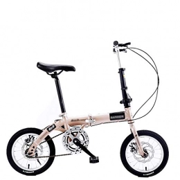 MFZJ1 Bike MFZJ1 14'' Folding Bike, Foldable Compact Bicycle, Adult Student Bicycle Folding Carrier Bicycle Bike