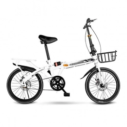 MFZJ1 Folding Bike MFZJ1 16" 20" Folding Bike, City Folding Compact Bike Bicycle Urban Commuter, Adult Small Student Bicycle Folding Carrier Bicycle Bike