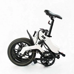 MiRiDER Folding Bike MiRiDER One - Folding Electric Bike (2020 Edition) - Lightweight Foldable Compact eBike For Commuting & Leisure - 16 Inch Wheels, Rear Suspension, Pedal Assist Unisex Bicycle, 250W / 36V