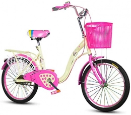 Mnjin Bike Mnjin Road Bike Bicycle Women's Children Adult Primary and Secondary School Students Light Commute Travel Princess Car 16 Inch 20 Inch