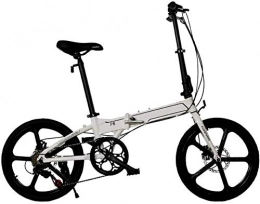 Mnjin Folding Bike Mnjin Road Bike Folding Bicycle One Wheel Aluminum Alloy Folding Car 7 Speed Front and Rear Disc Brakes Youth 20 Inch