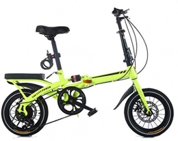 Mnjin Folding Bike Mnjin Road Bike Folding Bicycle Shifting Shock Absorber Ultra Light Portable Student Children Adult Men and Women Bicycle 14 Inch 16 Inch 20 Inch