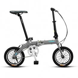 XIAXIAa Bike Mobility Bike, Aluminum Alloy Folding Bike, 14-inch Tires, Light and Portable, for Commuting to and from get Off Work, Suitable for Adults and Students / C / As Shown