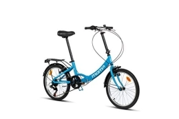 Moma Bikes Bike Moma Bikes Unisex Adult First Class II Folding City Bike - Blue, One Size