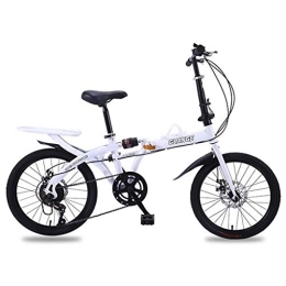 WGYDREAM Folding Bike Mountain Bike Youth Adult Mens Womens Bicycle MTB Mountain Bike, 20'' Foldable Bicycles For Men / Women / Adult / Student Lightweight Carbon Steel Frame Damping With Backseat Mountain Bike for Women Men Adul