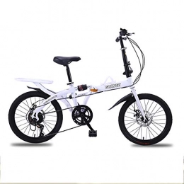 YUD Folding Bike Mountain bikes, adult foldable bikes, sports outdoor riding variable speed off-road double shock absorption bikes-A