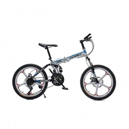 Mountain Bikes Bike Mountain Bikes Bicycle Foldable Bicycle Road Bike Variable Speed Bike Variable Speed Bike 20 inches load bearing 85kg (Color : Red, Size : 150 * 60 * 80cm)