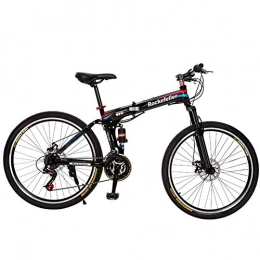 Mountain Bikes, Folding Bikes 24-26 Inches, Male and Female Variable Speed Double Shock Absorption
