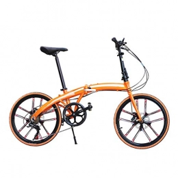 MTCWD Folding Bike MTCWD Folding Bicycle / Bike / Lightweight Alloy Folding City Bicycle Bike - 12kg ( Color : B , Size : 155x38x118cm )