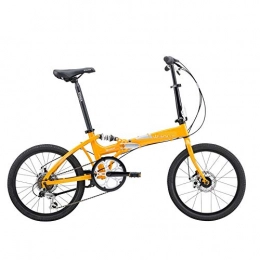 NBWE Folding Bike NBWE Folding Bicycle Disc Brakes Version Aluminum Alloy Adult Men and Women Travel Bicycle 20 Inch 6 Speed Off-Road Cycling