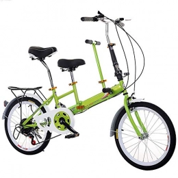 NBWE Folding Bike NBWE Folding Bicycle Shifting High Carbon Steel Frame Shifting Light Parent-Child Bicycle with Baby Bicycle 20 Inch Off-Road Cycling