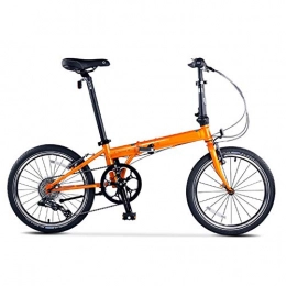 NBWE Folding Bike NBWE Folding Bicycle V Brake Suitable for Adult Students Leisure Bicycle 20 Inch 8 Speed Off-Road Cycling