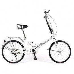 NBWE Bike NBWE Folding Bike Bicycle Female Student Lady Single Speed Shifting Shock Absorber Bicycle Portable Commuter Car 20 Inch Off-Road Cycling