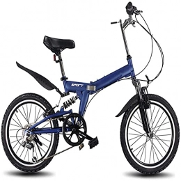 NoMI Folding Bike NoMI Folding Bike 6 Variable Speed Bicycle Road Bike Male Female Cycling Folding Bicycle Variable Speed Bike for Urban Environment And Commuting 20 Inch
