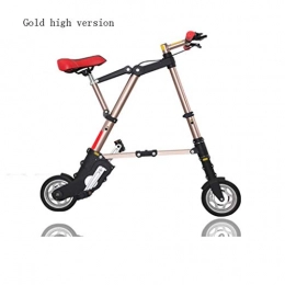 NYKK Cruiser Bikes 18-Inch Folding Speed Bicycle - Student Folding Bike For Men And Women Folding Bicycle Comfort Bikes (Size : A)