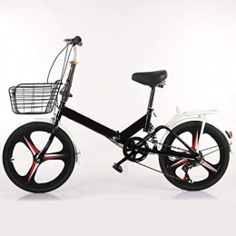 OFFA Folding Bike OFFA Bike Folding Bicycle For Adults Men And Women, Cruiser Bikes Bicycling 20 Inch Wheel Variable Speed, lightweight Portable Outdoor Travel Bikes City Urban Commuters For Teens Boys Girls Student