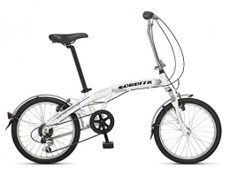 Orbita Evolution Lightweight Front Suspension 20" Wheel Folding Bike (White)
