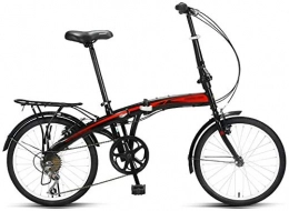 Rfeifei Bike Outdoor Bike Foldable Bicycle, Adult Male and Female Students Beginners to Advanced Riders, Black