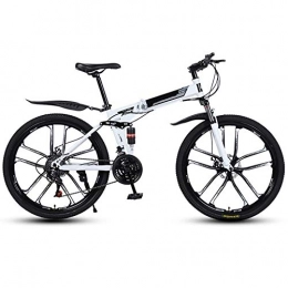  Bike Outdoor sports Folding Bike 27 Speed Mountain Bike 26 Inches OffRoad Wheels Dual Suspension Bicycle And Double Disc Brake